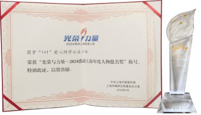 2024“光荣与力量-2024感动上海年度人物提名奖”